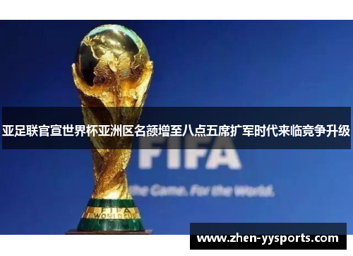 亚足联官宣世界杯亚洲区名额增至八点五席扩军时代来临竞争升级 亚足联官宣世界杯亚洲区名额增至八点五席扩军时代来临竞争升级